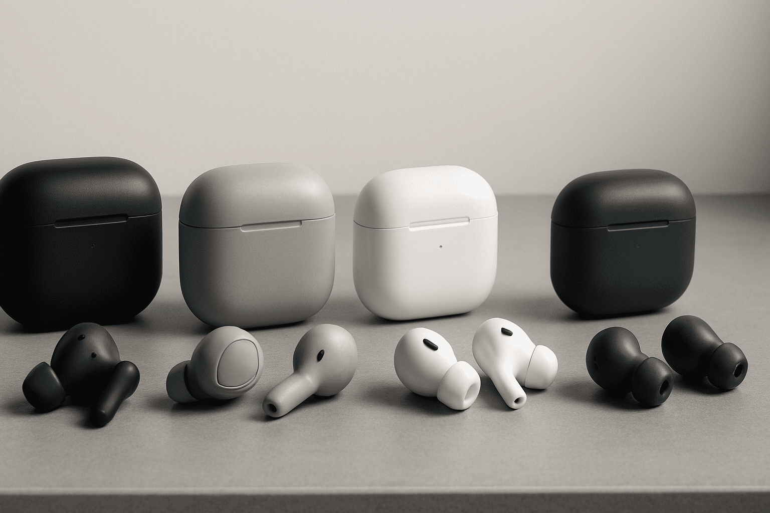 Wireless earbuds under $100 displayed in a modern setup, featuring the best budget wireless earbuds picks for 2025
