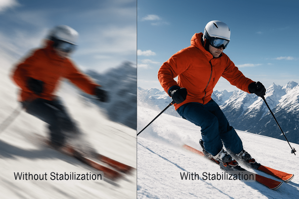 action cameras stabilization technology